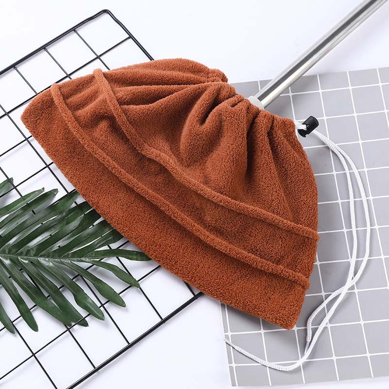 🧼 Korallenvlies-Moppkopf mit Kordelzug - beidseitig & super saugfähig💧