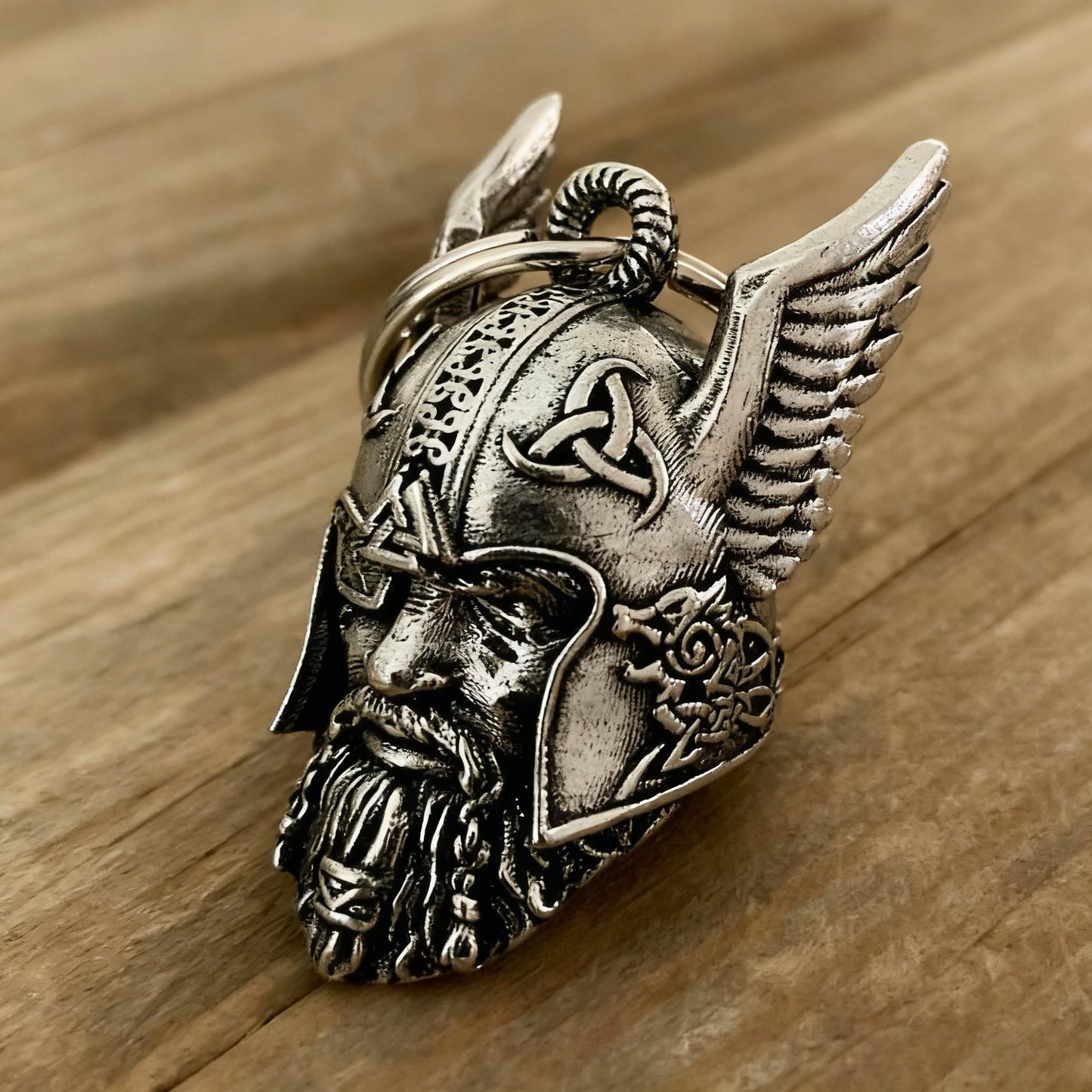 ⚔️ Odin's Viking Talisman Schlüsselanhänger Schutzamulett 🔔