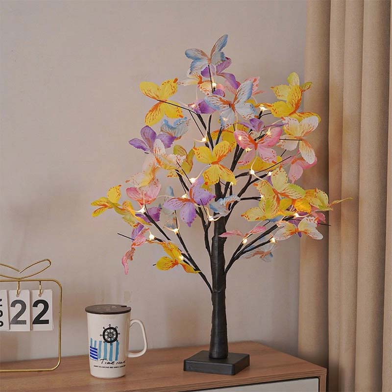 🌳LED-Birkenbaum Halloween Lichter✨