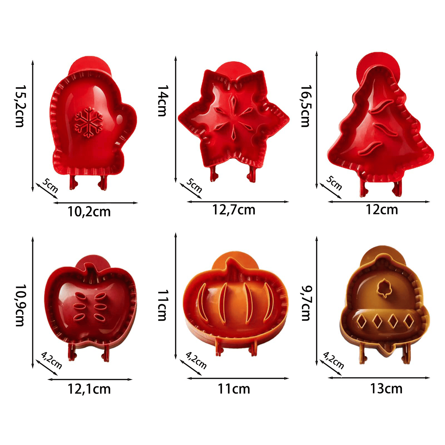 🔥Weihnachts-Mini-Kuchenform