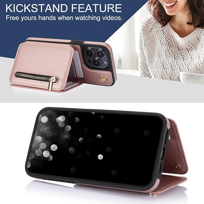 🔥Luxuriöses Crossbody-Kartenetui mit Reißverschluss