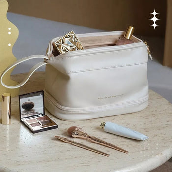 Reisekosmetiktasche mit großem Fassungsvermögen