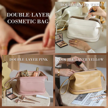 Reisekosmetiktasche mit großem Fassungsvermögen