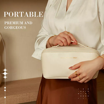 Reisekosmetiktasche mit großem Fassungsvermögen