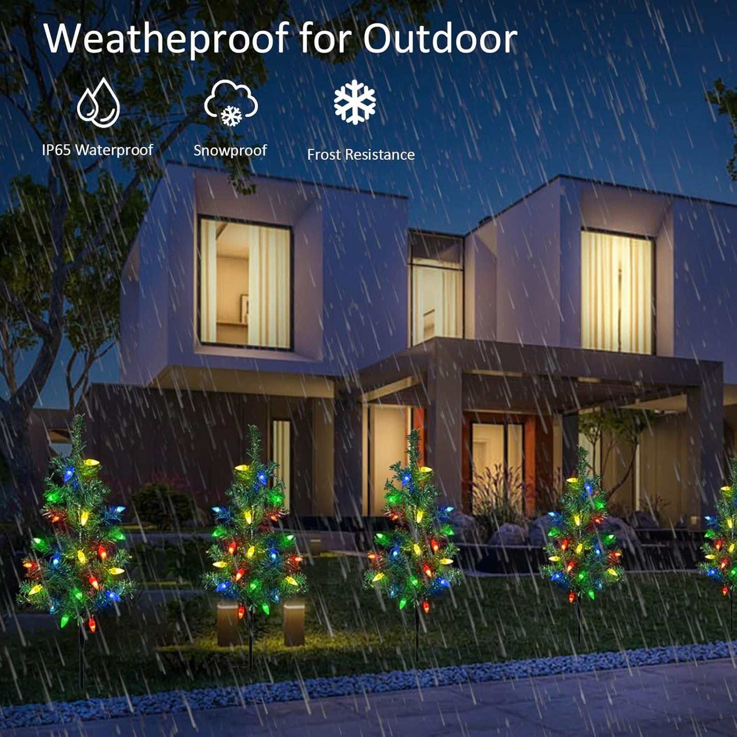 Solarbetriebener Mini-Weihnachtsbaum🎄🎄