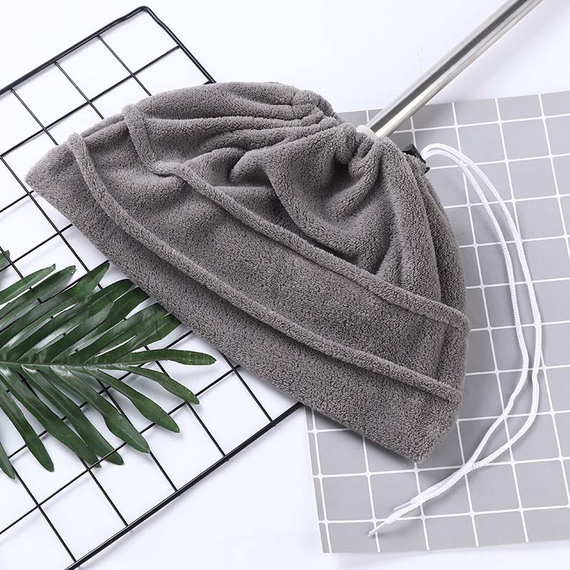 🧼 Korallenvlies-Moppkopf mit Kordelzug - beidseitig & super saugfähig💧