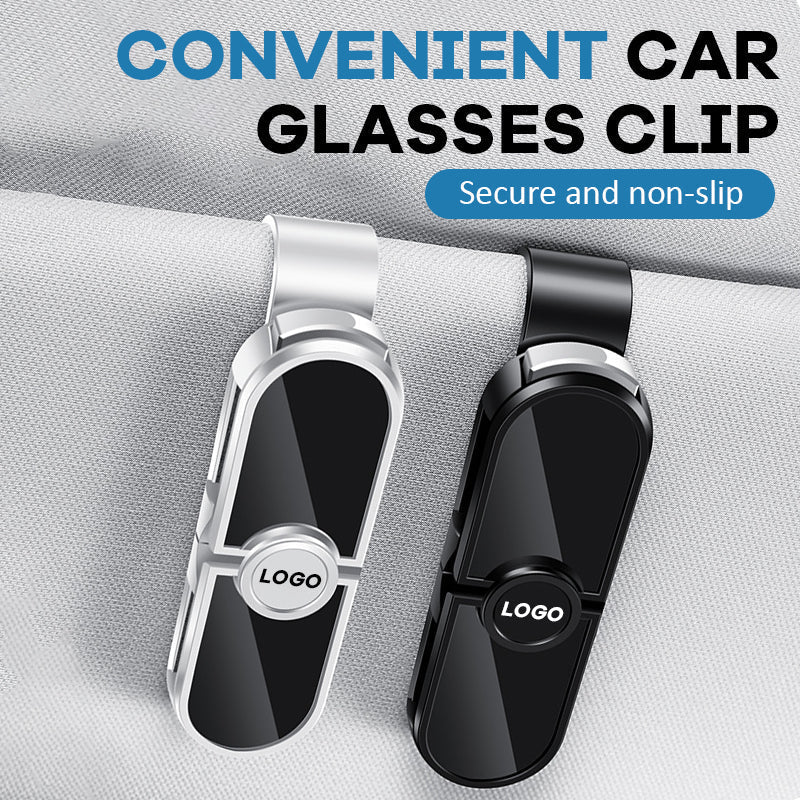 🚗 Auto-Sonnenblende Drehbarer Brillenclip