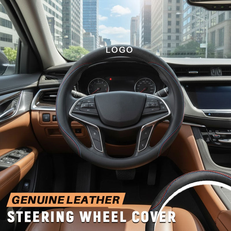🔥Hochwertiger Lenkradbezug aus Nappaleder – komfortabel und atmungsaktiv