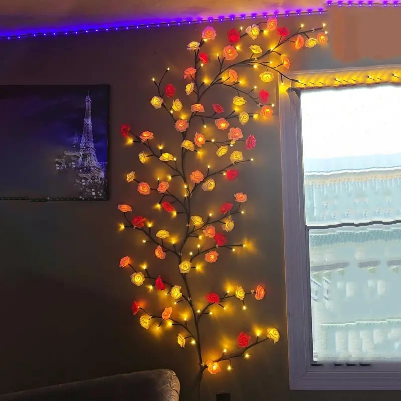 Magie ist da! 🌹 144 LED-Rosenbaumlichter