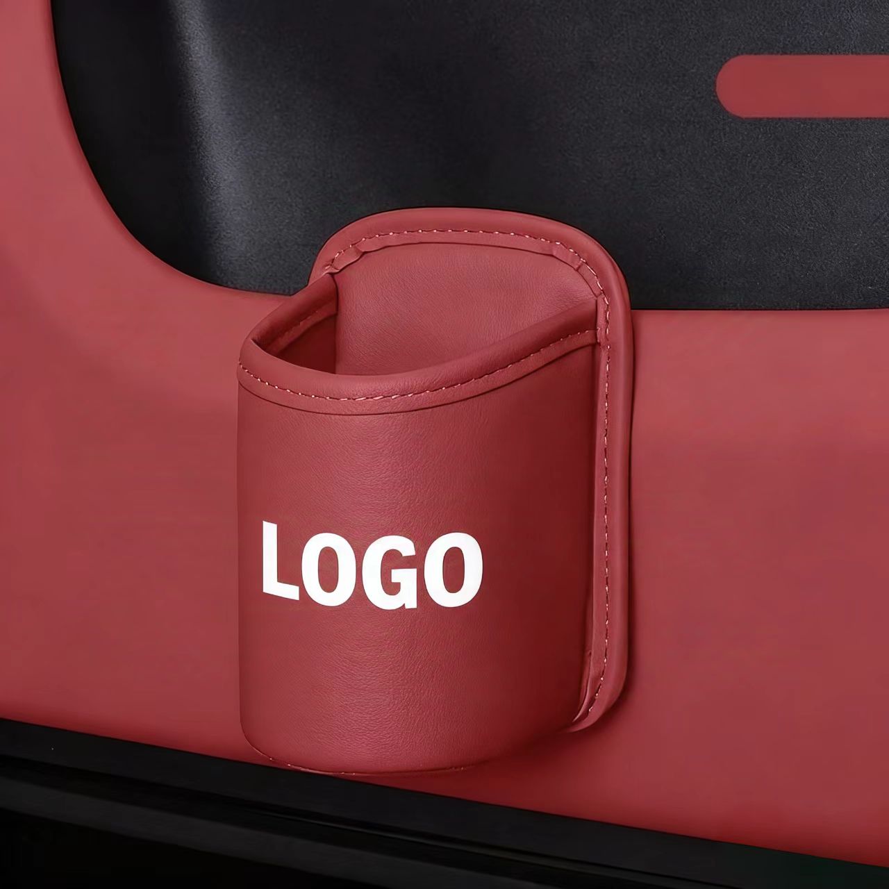 🔥Becherhülle aus Leder – einfach zu montieren, individuelles Logo erhältlich