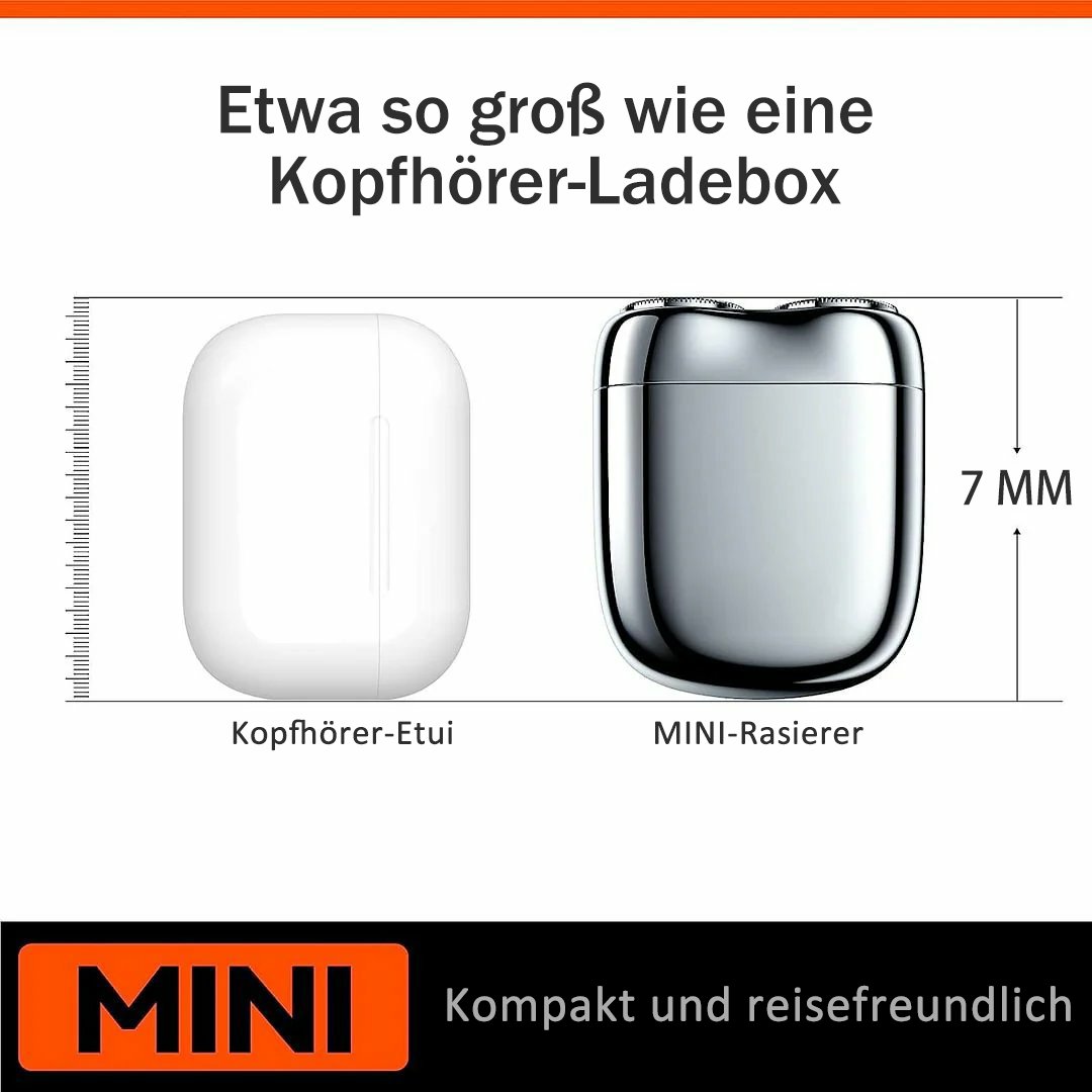 🏆 Aktion am letzten Tag!🎁2025 – Neuer Upgrade-Taschenrasierer mit USB-Mini-Rasierer für Männer