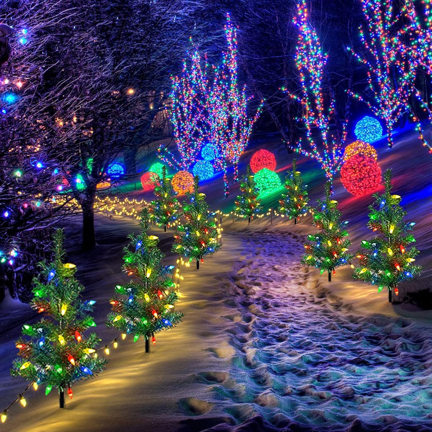 Solarbetriebener Mini-Weihnachtsbaum🎄🎄