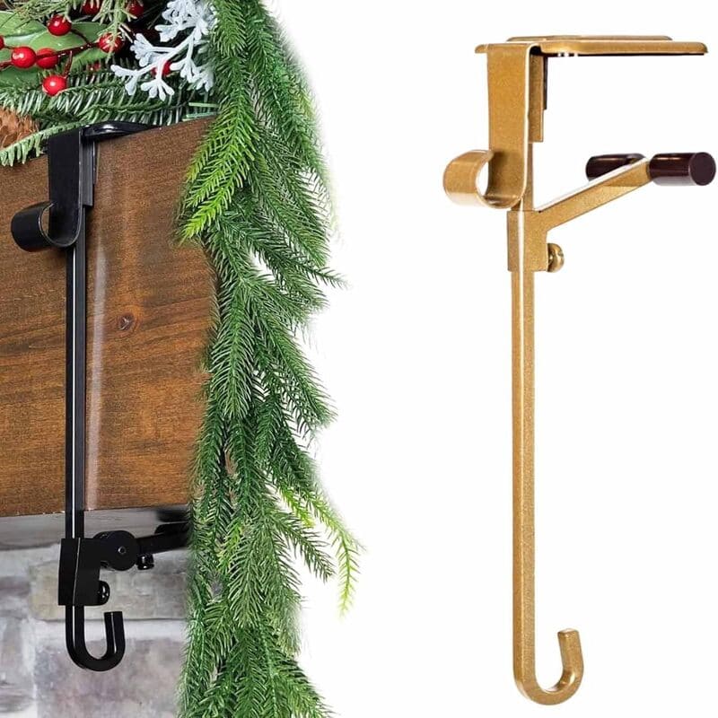 🎄2 in 1 verstellbare Weihnachtsgirlande und Strumpfhalter🎁