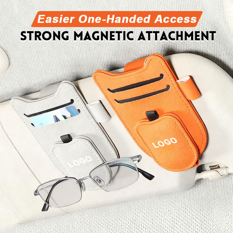 🔥Sonnenblenden-Brillenhalter für Autos – leicht zugänglich, platzsparend, vielseitig einsetzbar