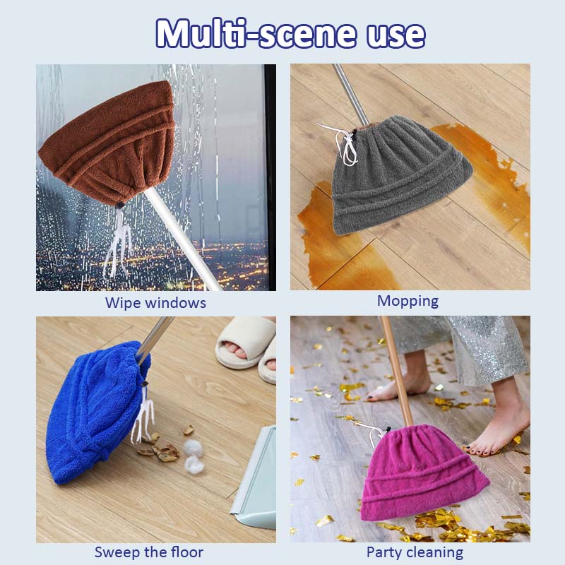 🧼 Korallenvlies-Moppkopf mit Kordelzug - beidseitig & super saugfähig💧