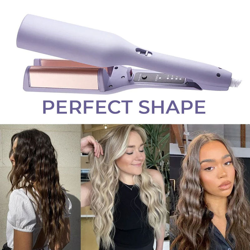 ✨32 mm französischer V-förmiger 🌊Wellen-Lockenstab