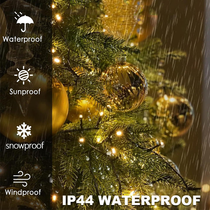 🎄 Led-Ring Weihnachtsbaum Lichter mit fünf Spikes und Stern 🎄