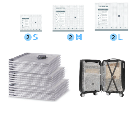 ✨Letzter Tag 49% RABATT🔥Kabelloses Reise-Staubsaugerbeutel-Set