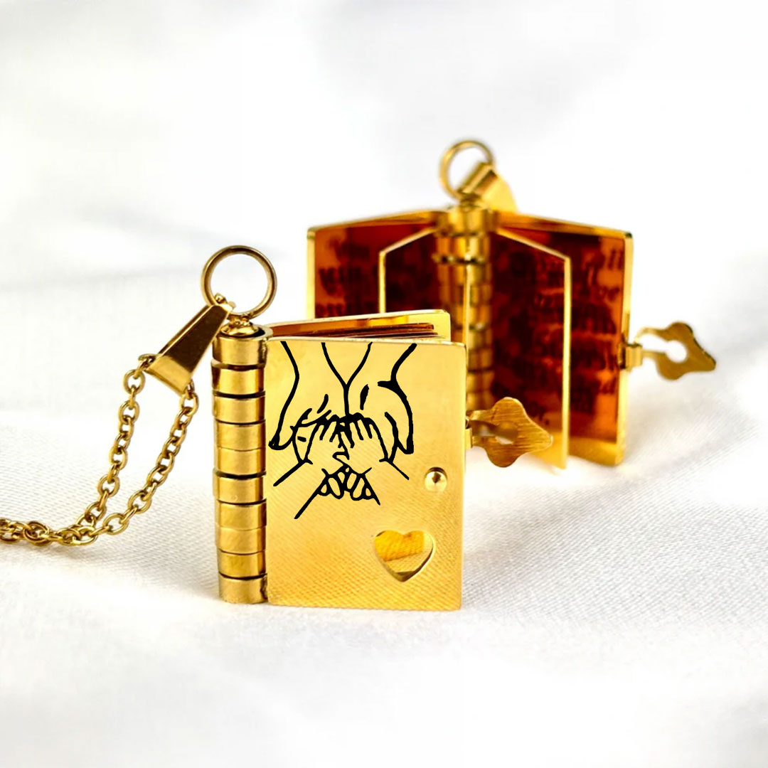 👪Geschenk für mein Kind - "Mein kleiner Stern"-Buch-Halskette