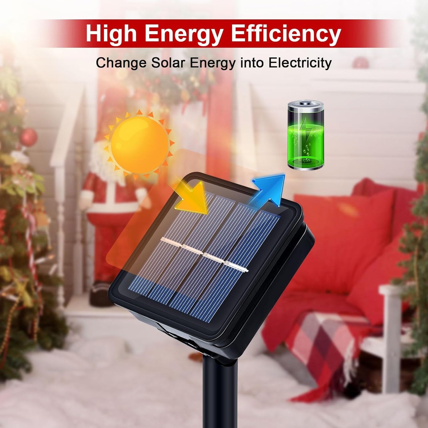 Solarbetriebener Mini-Weihnachtsbaum🎄🎄