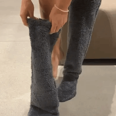 🔥Kniestrümpfe aus Gänsedaunen für Weihnachten