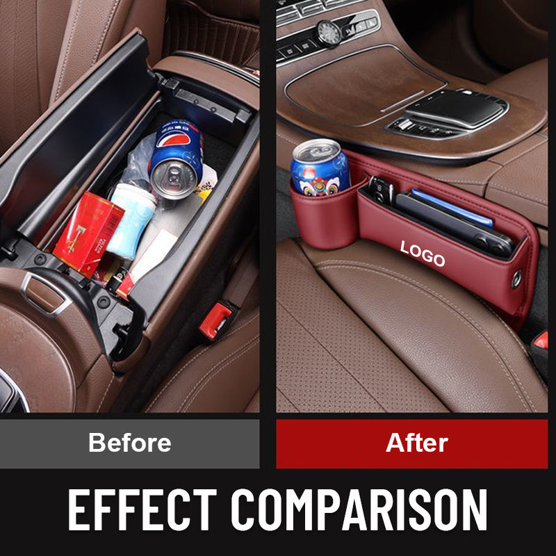 🔥Aufbewahrungsbox für Autositzlücken – mit Autologo