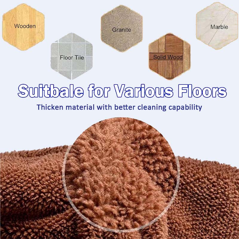 🧼 Korallenvlies-Moppkopf mit Kordelzug - beidseitig & super saugfähig💧