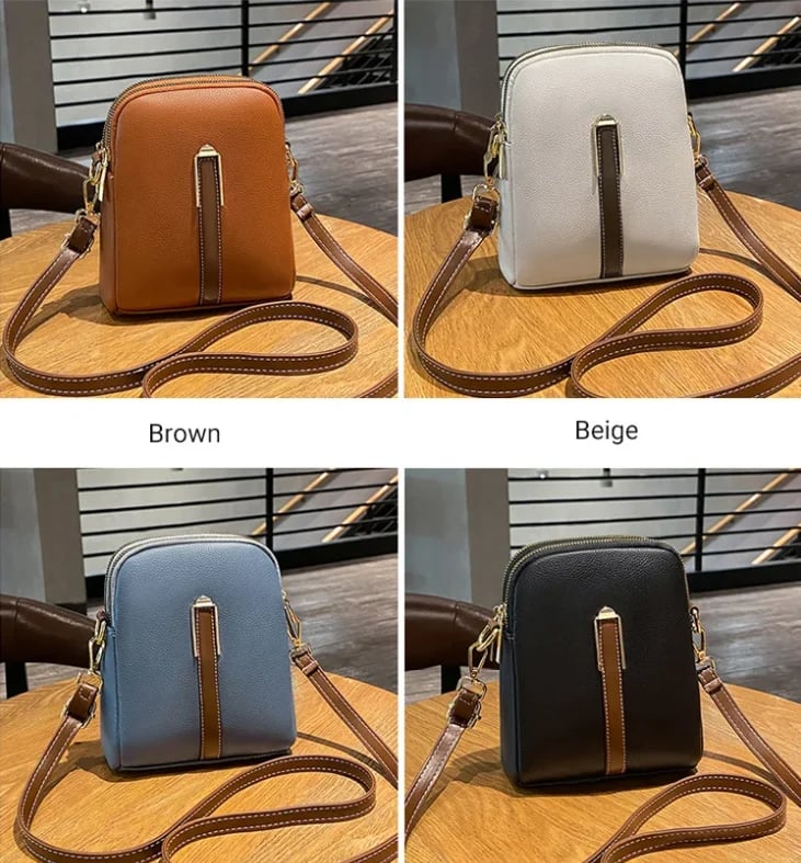 (49% Rabatt)Neue Handytasche aus genarbtem Lychee-Leder🛍️