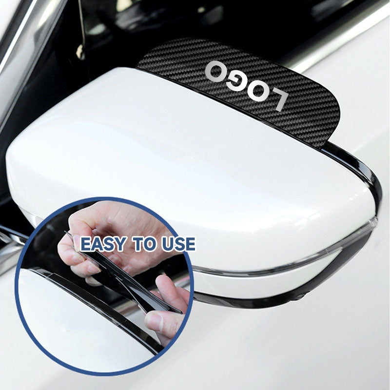 🔥Regenschutzhülle für Rückspiegel mit Carbonfaser-Textur (1 Paar)