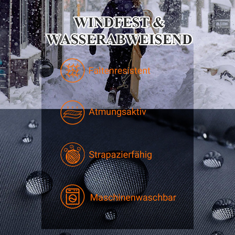 ❄️Winterschlussverkauf❄️Damen Midi-Parka mit Strickärmeln