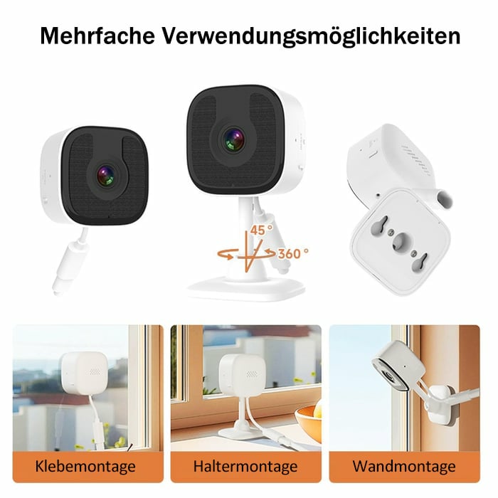 🔥 Neue Fensterkamera 2025🎥 Farbige Nachtsicht🌙 24/7 Aufnahme & Intelligenter Alarm🚨 Einfache Installation!🔒
