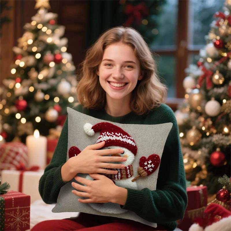 🎄Weihnachten Cute Cartoon Kissenbezug🎄