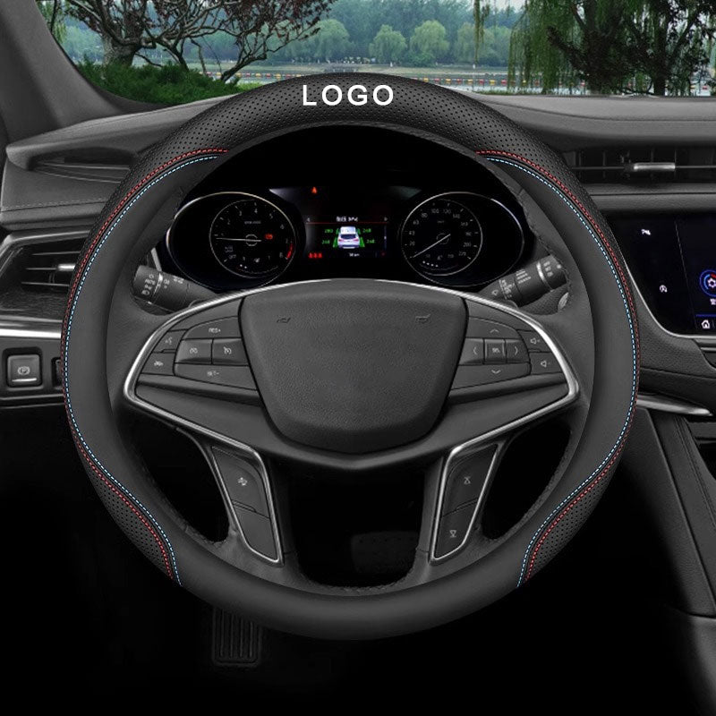 🔥Hochwertiger Lenkradbezug aus Nappaleder – komfortabel und atmungsaktiv