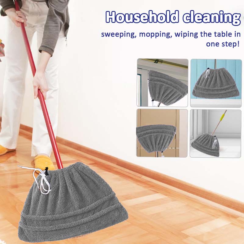 🧼 Korallenvlies-Moppkopf mit Kordelzug - beidseitig & super saugfähig💧