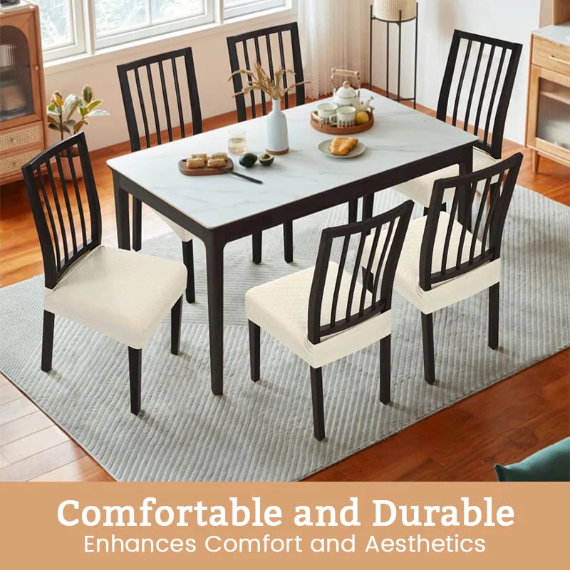 🔥 Wasserfeste bestickte Stuhlhussen – langlebig, stylisch und pflegeleicht🪑