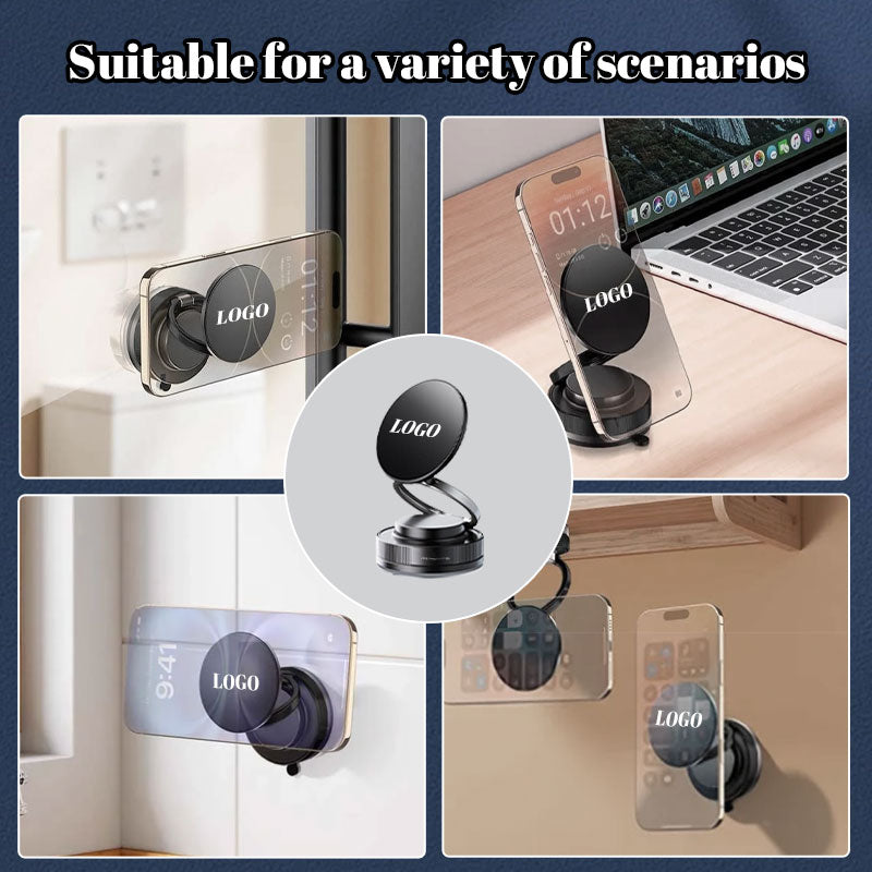 🚗✨Magnetischer Saugnapf-Telefonhalter (Auto-Logo anpassbar)