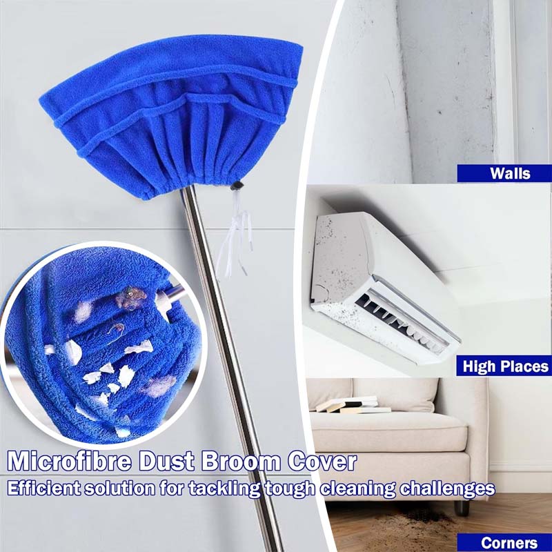 🧼 Korallenvlies-Moppkopf mit Kordelzug - beidseitig & super saugfähig💧