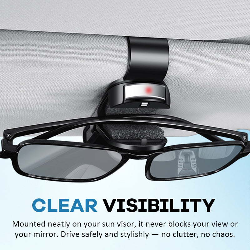🚗 Auto-Sonnenblende Drehbarer Brillenclip