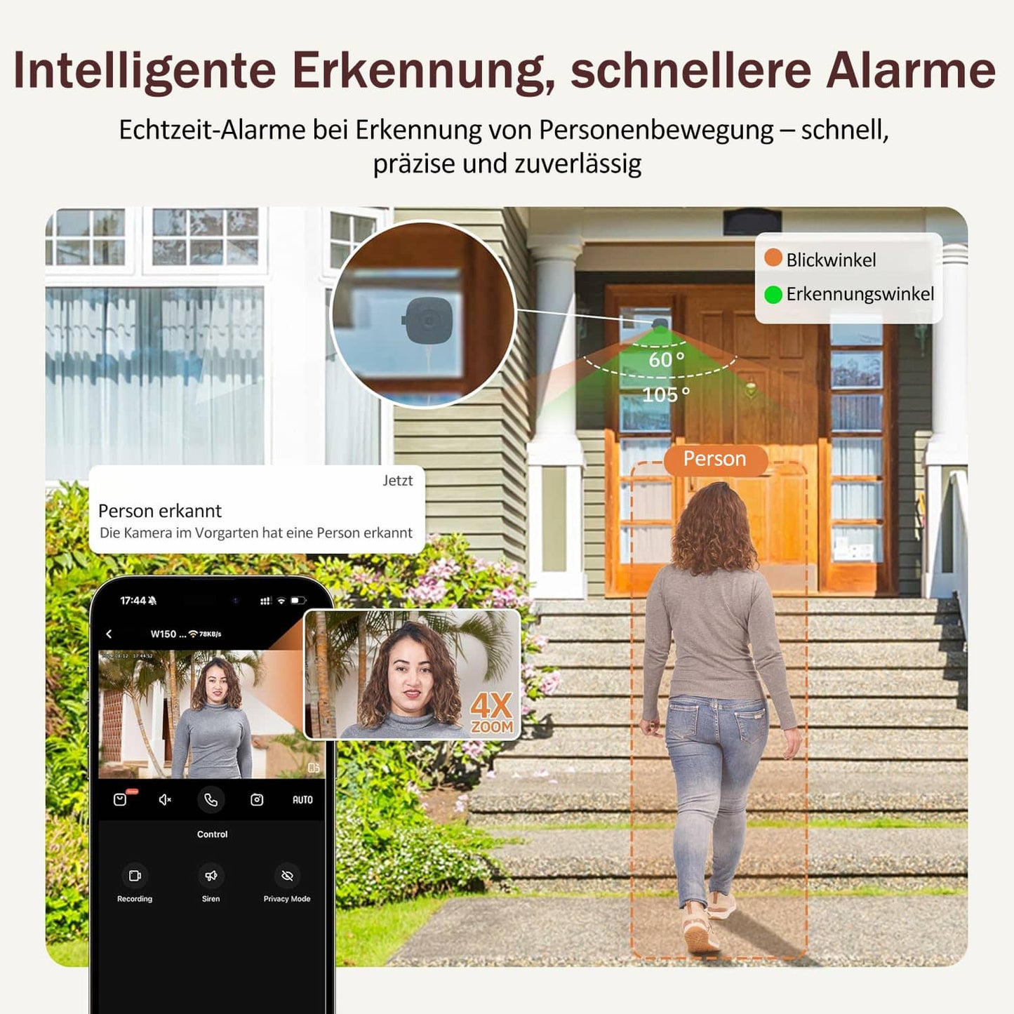 🔥 Neue Fensterkamera 2025🎥 Farbige Nachtsicht🌙 24/7 Aufnahme & Intelligenter Alarm🚨 Einfache Installation!🔒