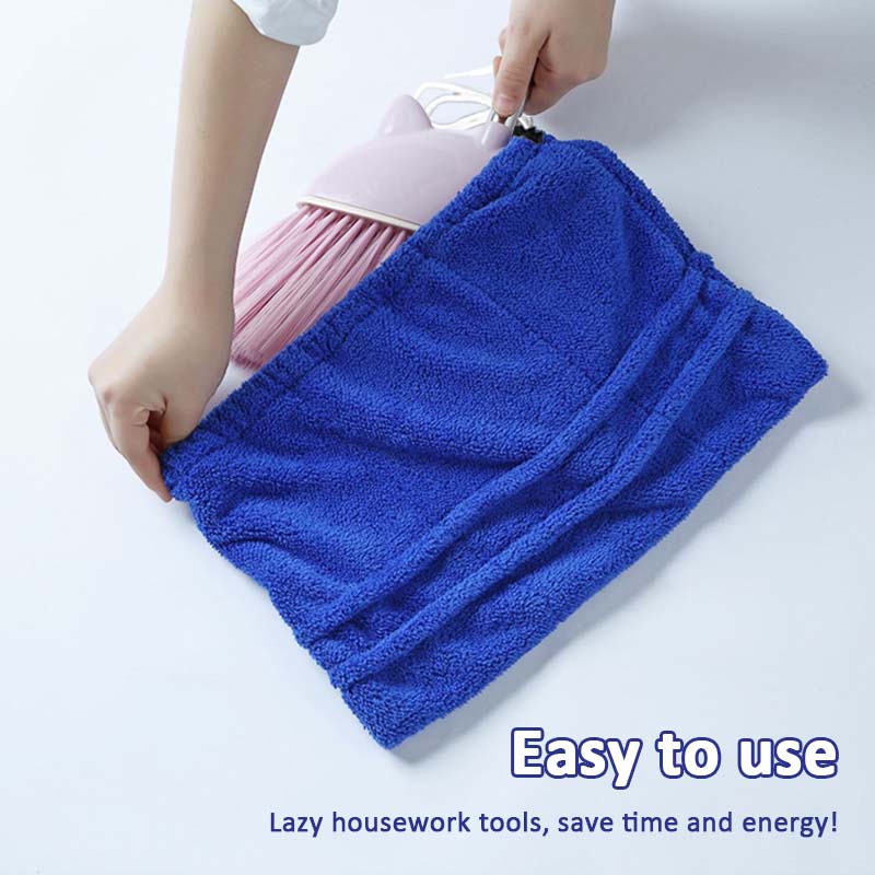 🧼 Korallenvlies-Moppkopf mit Kordelzug - beidseitig & super saugfähig💧