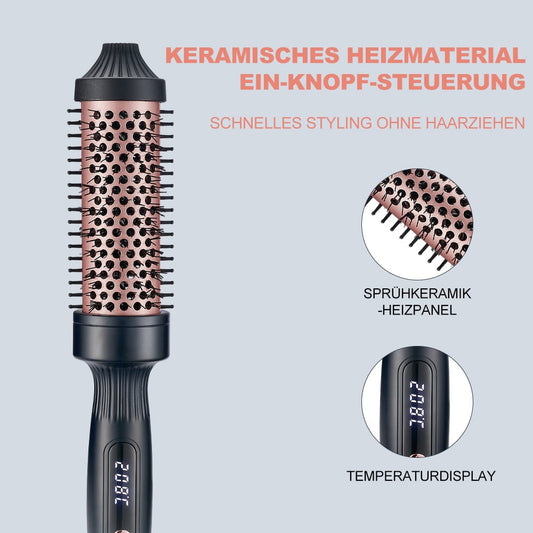 ✨ LCD-Lockenstab und Haarglätter mit Doppelfunktion💇‍♀️ (Europäischer Standard)