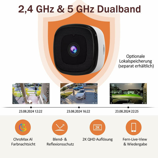 🔥 Neue Fensterkamera 2025🎥 Farbige Nachtsicht🌙 24/7 Aufnahme & Intelligenter Alarm🚨 Einfache Installation!🔒