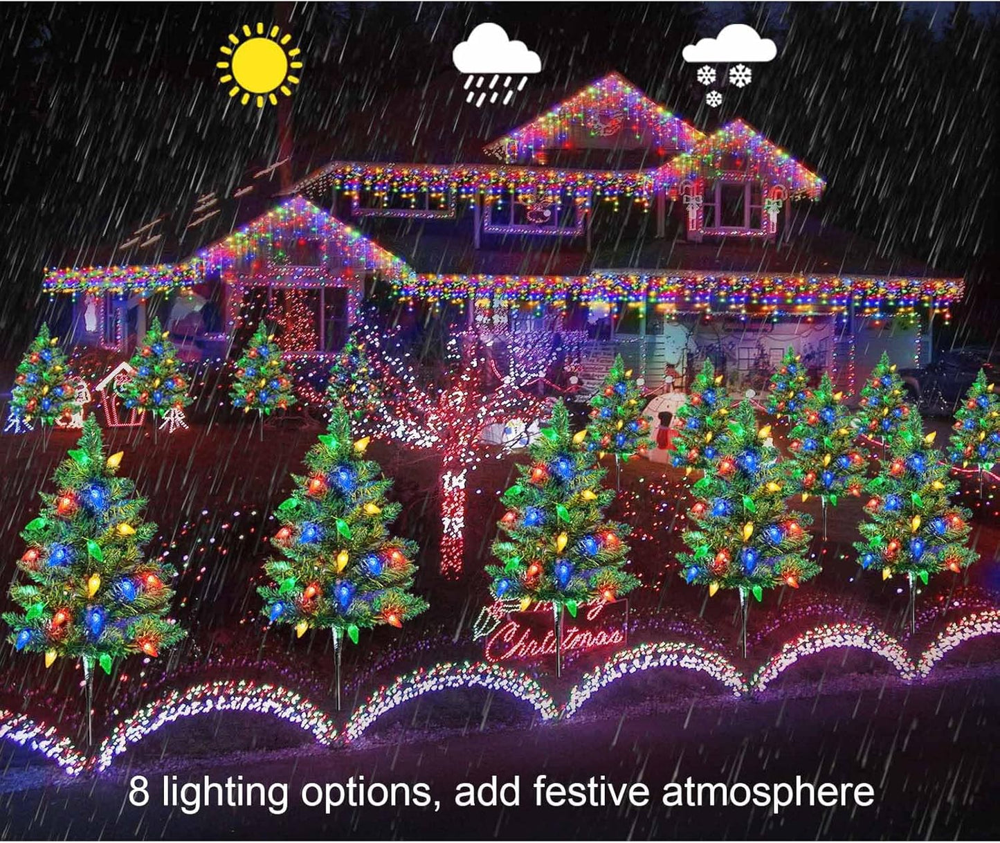 Solarbetriebener Mini-Weihnachtsbaum🎄🎄