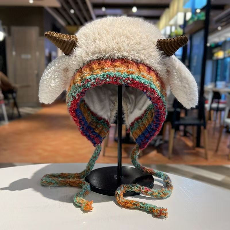 Festlicher Weihnachtshut mit Geweihmotiv 🦌