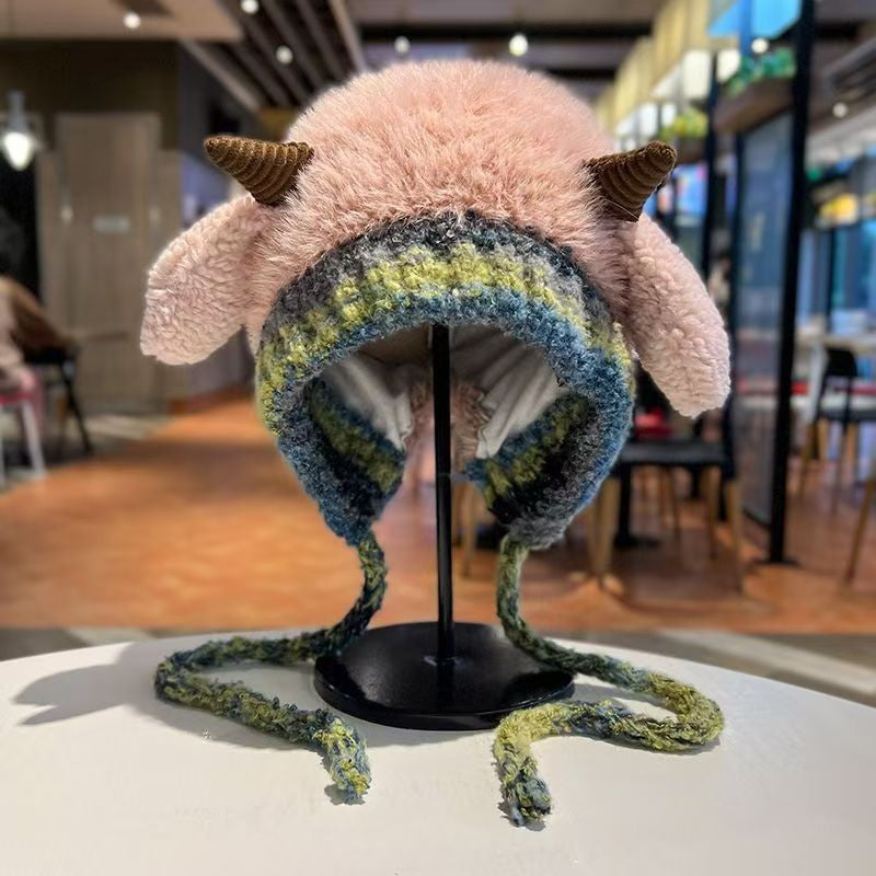 Festlicher Weihnachtshut mit Geweihmotiv 🦌