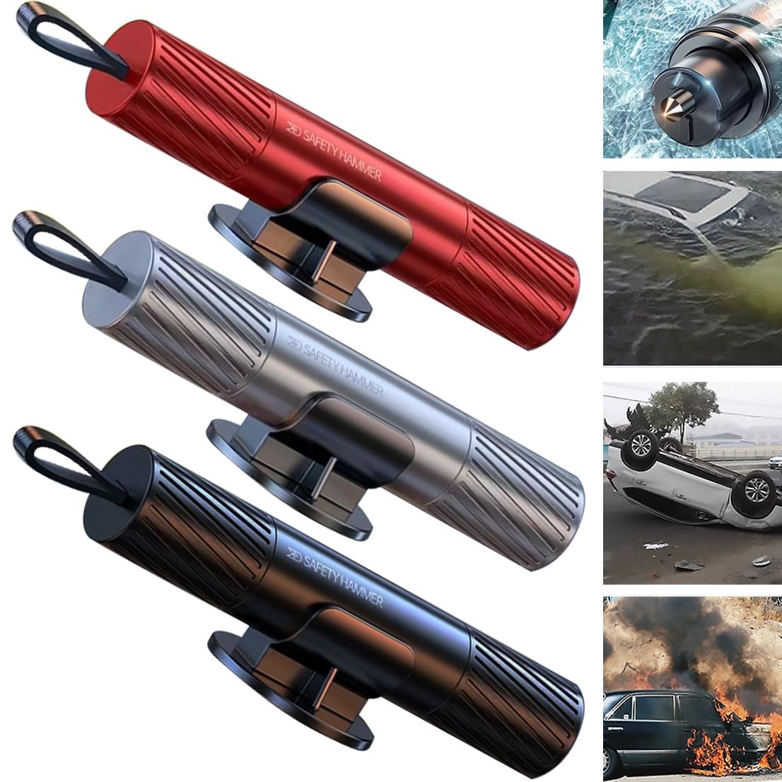 💥Sicherheitshammer zum Einschlagen von Fenstern im Notfall