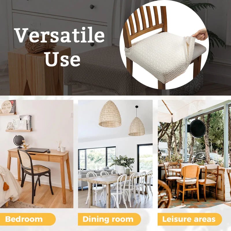 🔥 Wasserfeste bestickte Stuhlhussen – langlebig, stylisch und pflegeleicht🪑