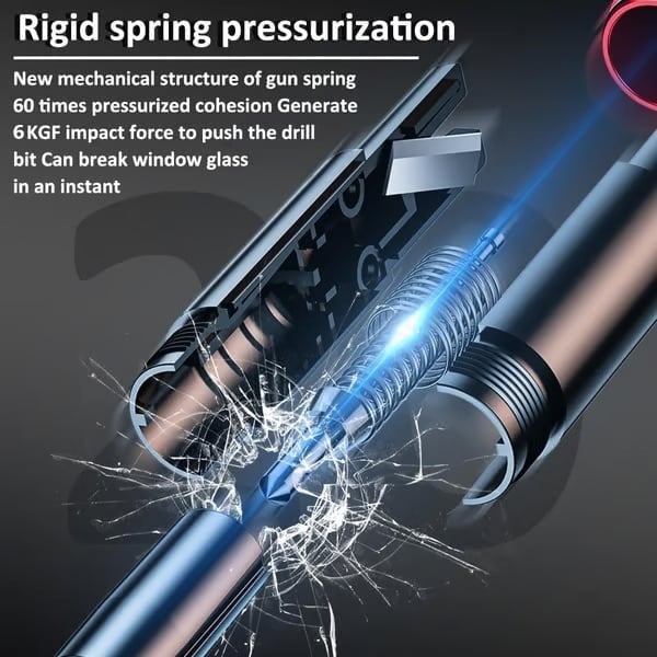 💥Sicherheitshammer zum Einschlagen von Fenstern im Notfall