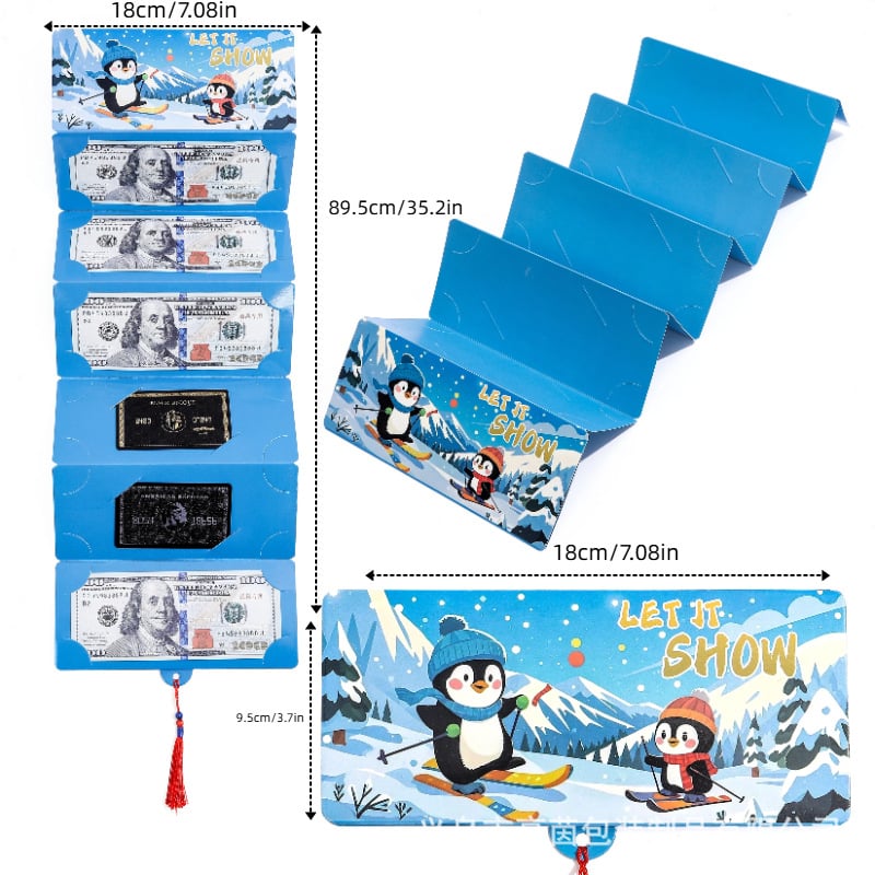 🎅 Weihnachtsverkauf 🎁 Kreative faltbare Weihnachtsgeldumschläge