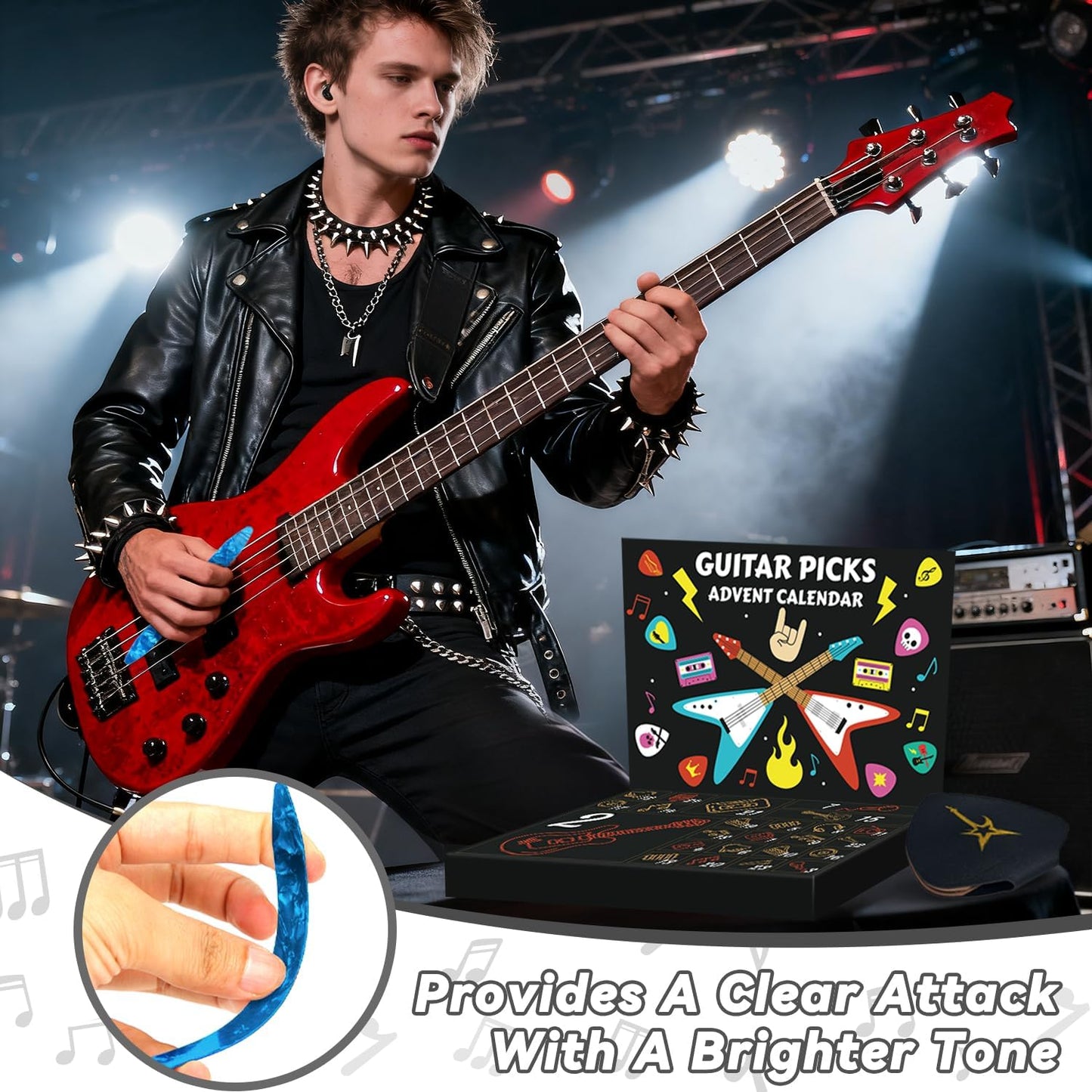 🔥LETZTER TAG 49 % RABATT – 🎸Gitarrenpick-Adventskalender 2025🎁